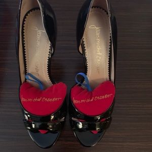 Jean-Michel Cazabat 'Olina' Peep-toe Pumps NEW